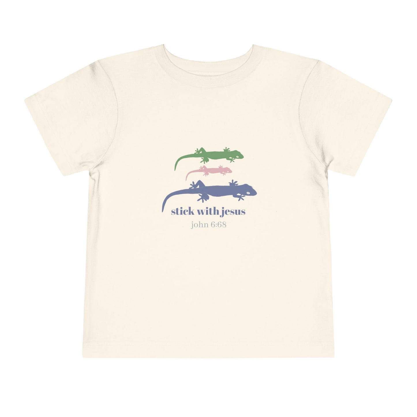 Toddler Gecko T-shirt Stick With Jesus