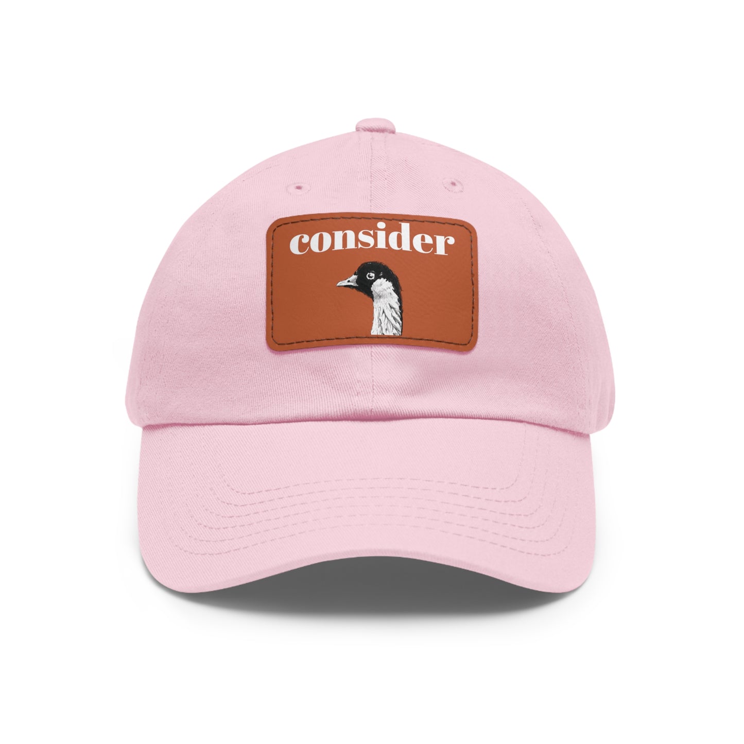Consider the Birds Dad Hat with Leather Patch - Casual Stylish Cap for Nature Lovers