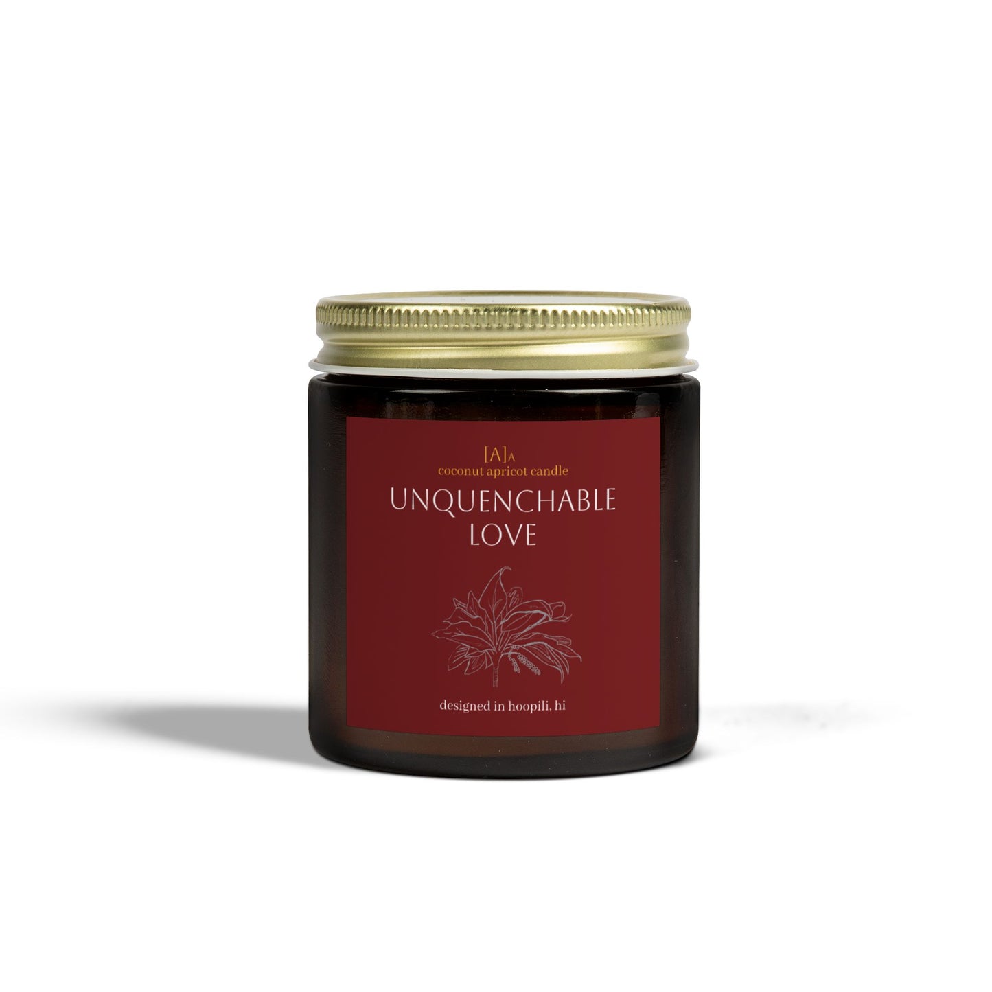 Scented Candle, Unquenchable Love Valentine Coconut Apricot Wax (4oz, 9oz). Romantic Gift, Home Decor, Aromatherapy Candle, Handmade Gift,