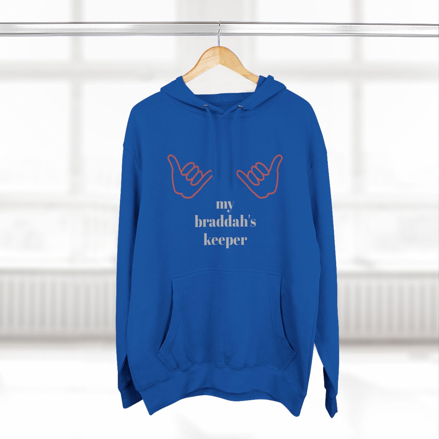 Braddah's Keeper Adjective Apparel Hoodie
