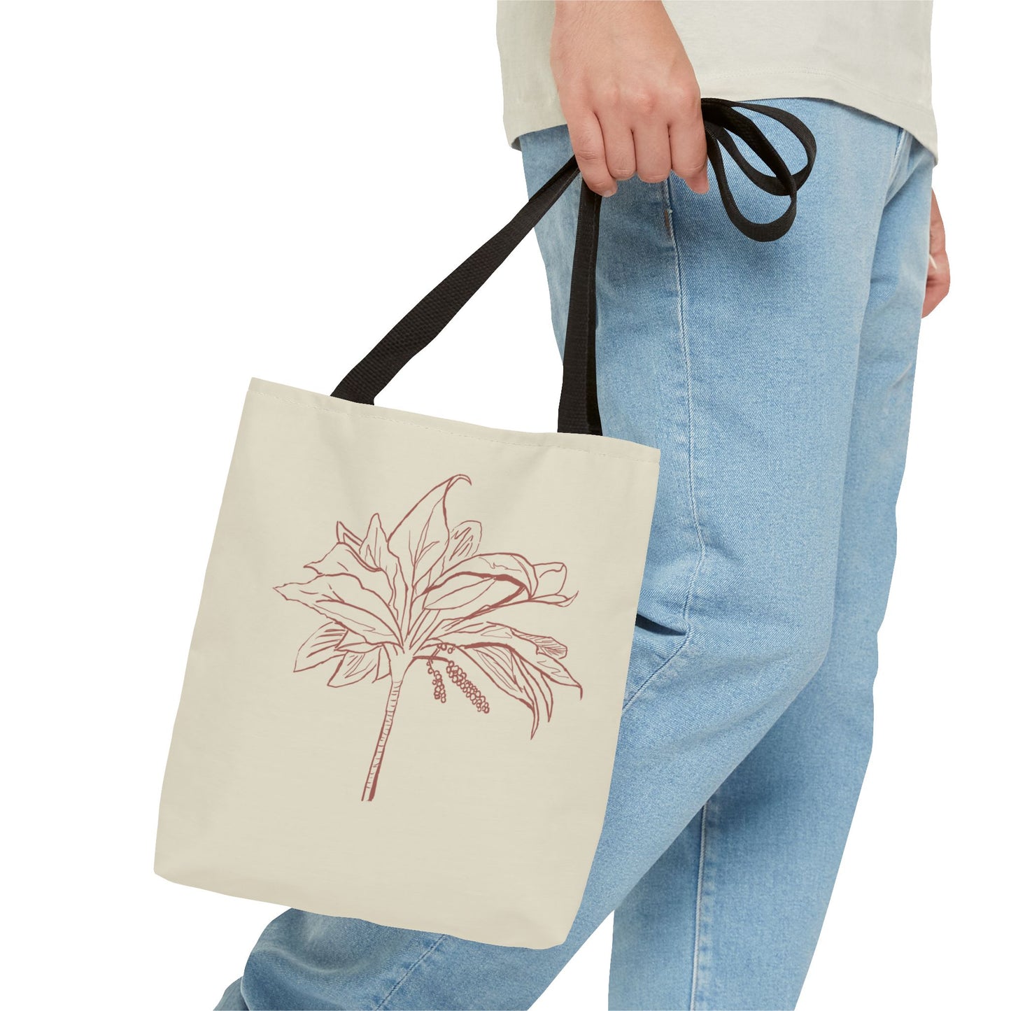 Fearfully and Wonderfully Made Psalm 139 Tote Bag, Inspirational Floral Canvas Bag, Eco-Friendly Shopping Tote, Travel, Motivational Gift
