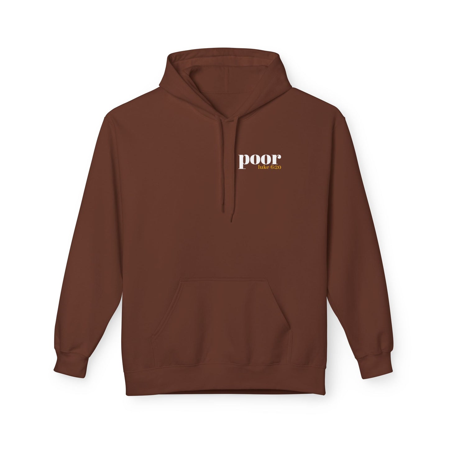 Poor Hoodie Jesus Sermon on the Mount Minimalist Unisex Hoodie, Religious Soft Fleece Sweatshirt, Christian Graphic Pullover, Religious