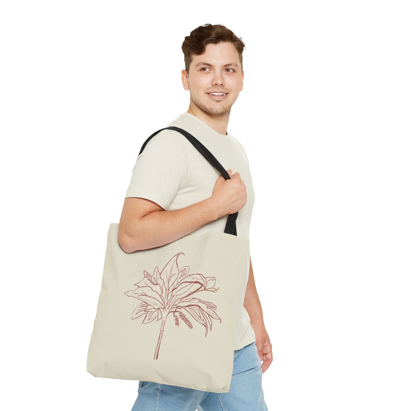 Fearfully and Wonderfully Made Psalm 139 Tote Bag, Inspirational Floral Canvas Bag, Eco-Friendly Shopping Tote, Travel, Motivational Gift