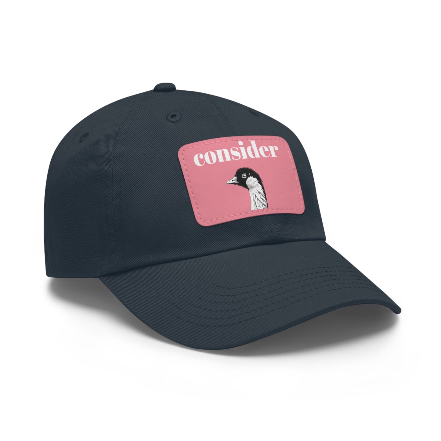 Consider the Birds Dad Hat with Leather Patch - Casual Stylish Cap for Nature Lovers