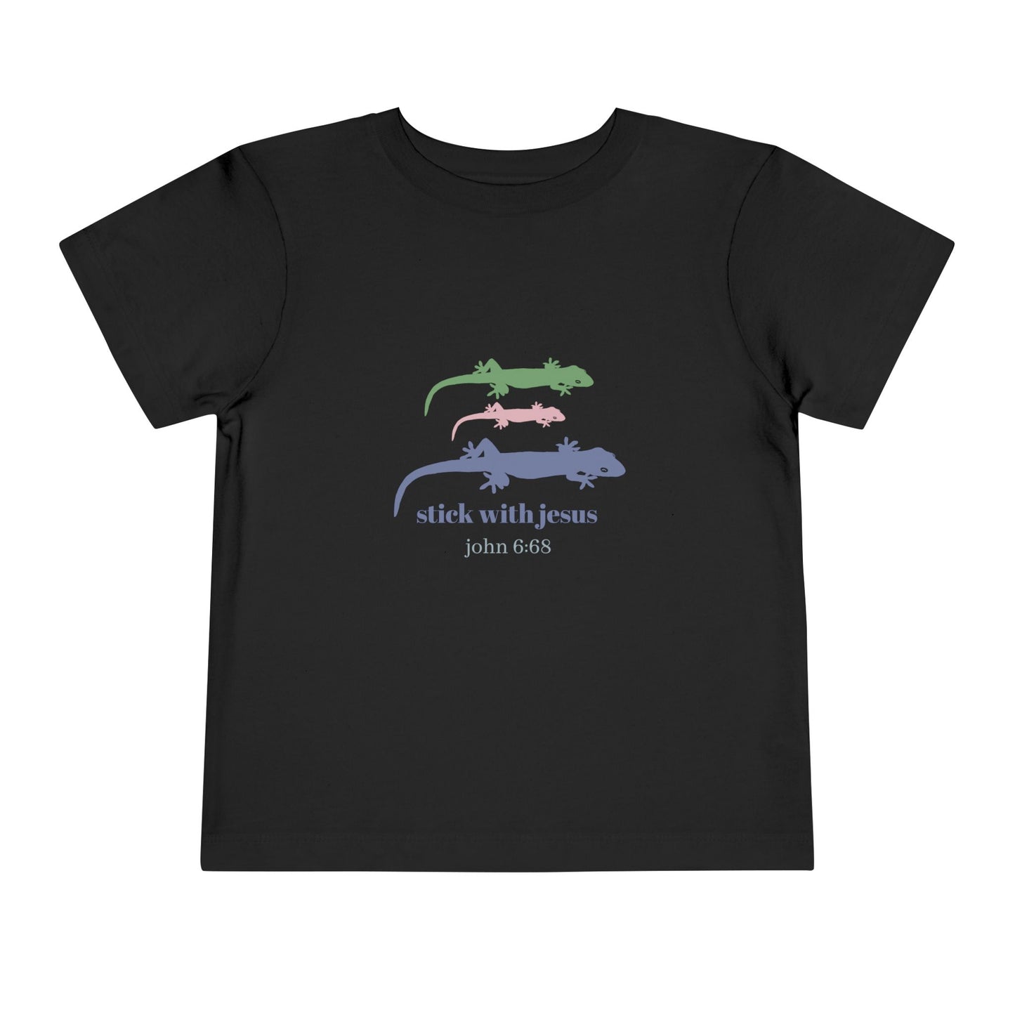 Toddler Gecko T-shirt Stick With Jesus