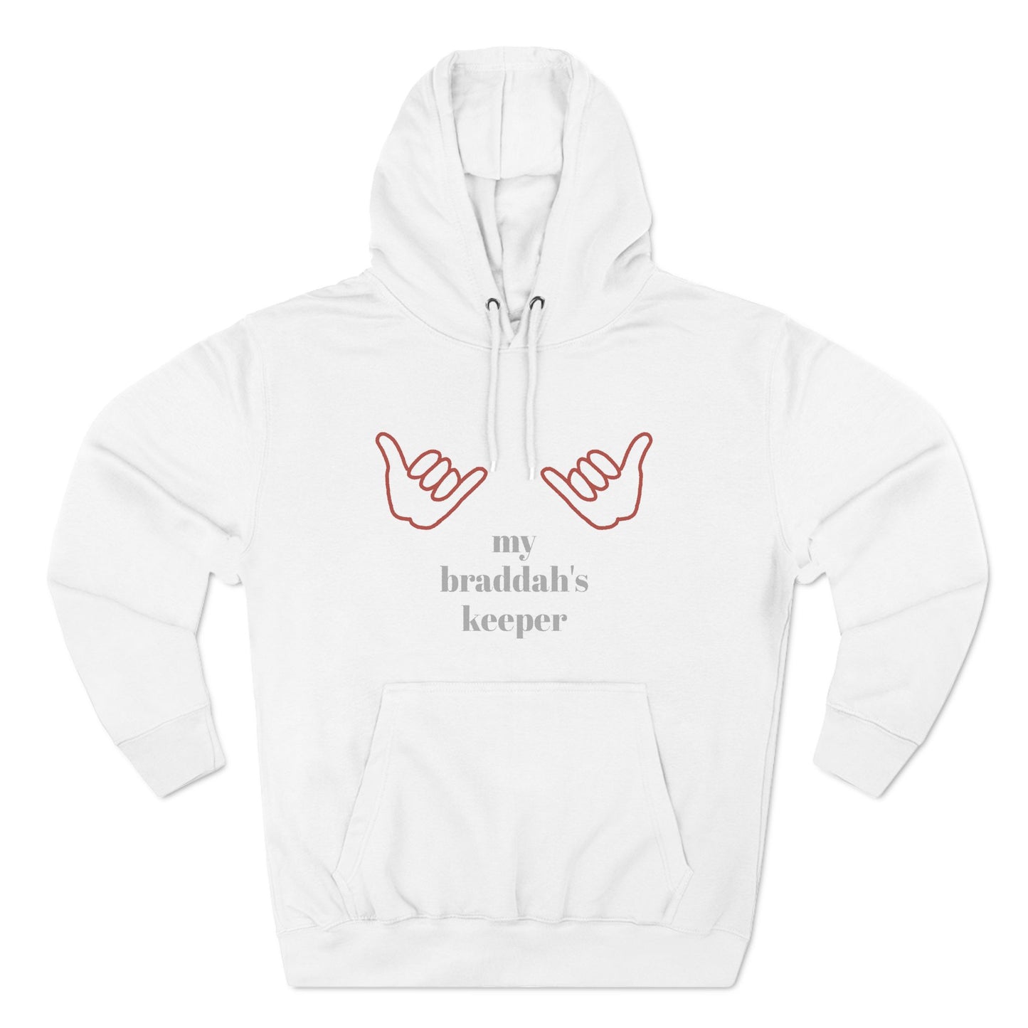 Braddah's Keeper Adjective Apparel Hoodie