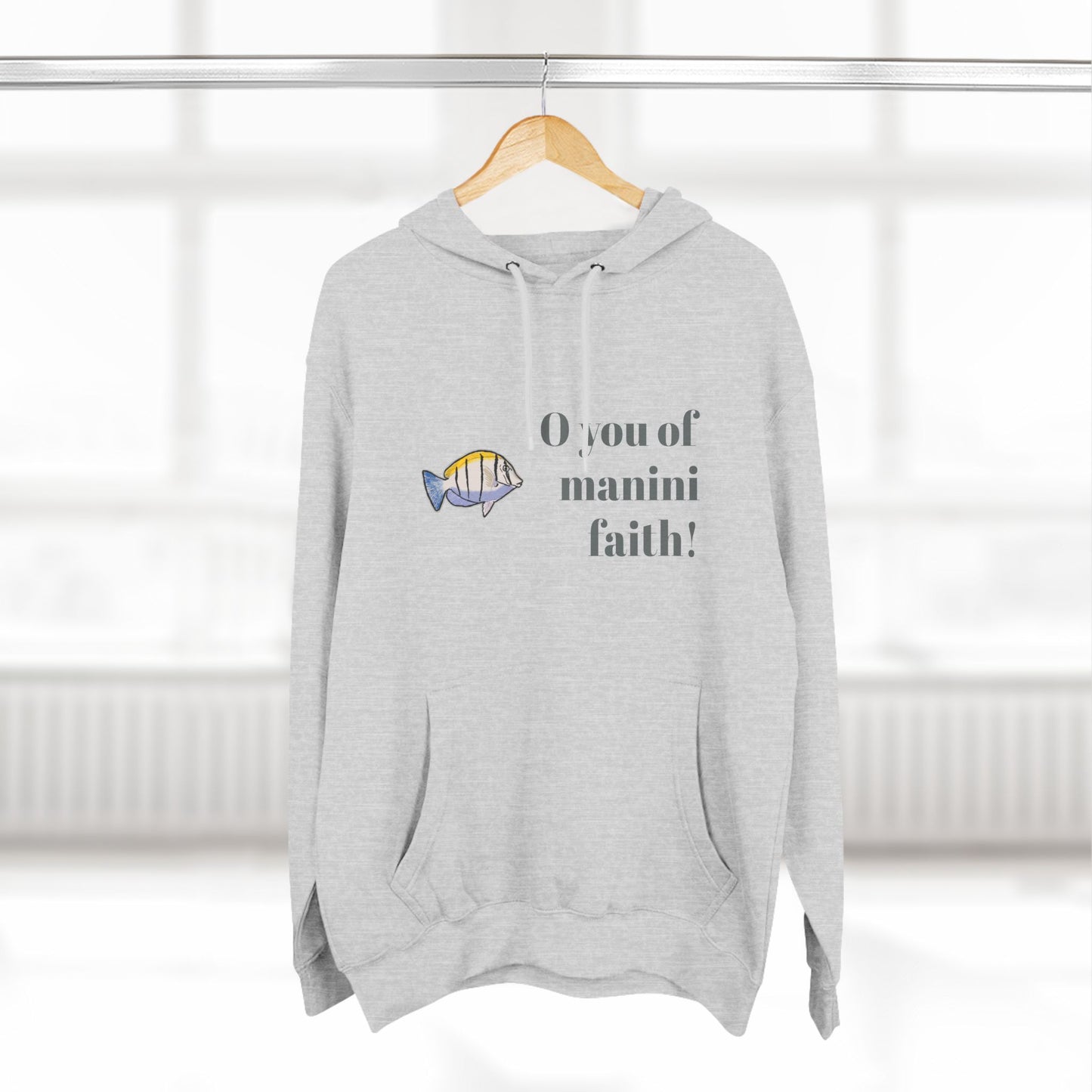 O You of Manini Faith Adjective Apparel Hoodie