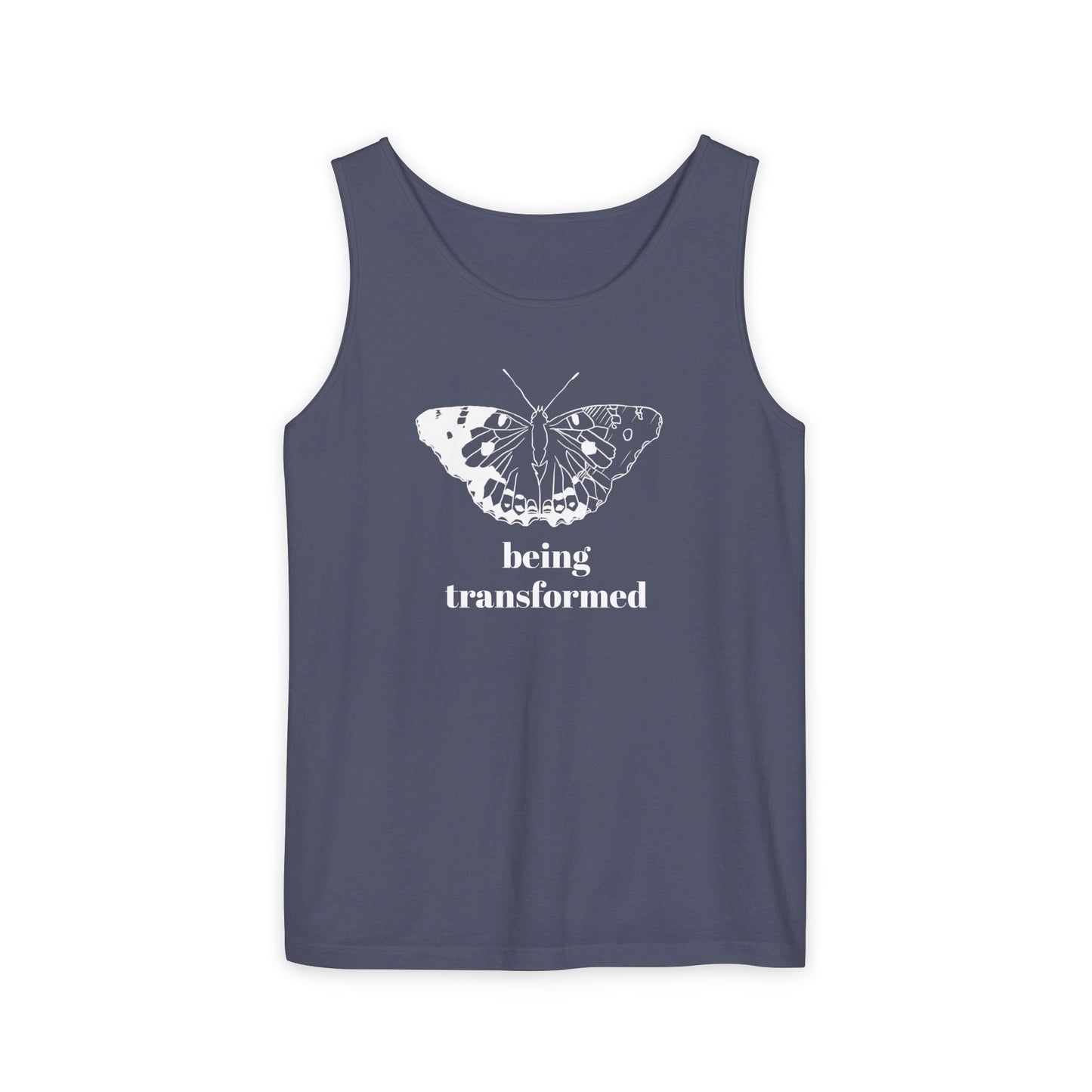 Being Transformed Butterfly Tank Top - Unisex Garment-Dyed