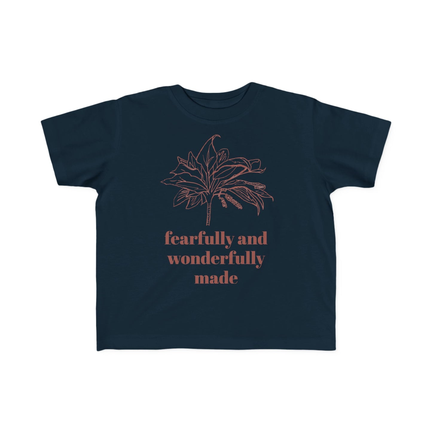 Fearfully Made Toddler Tee, Ti Plant Shirt, Baby Shower Gift, Cute Kids Shirt, Kid's Clothing