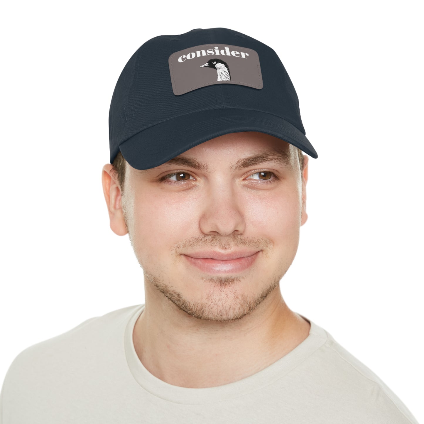Consider the Birds Dad Hat with Leather Patch - Casual Stylish Cap for Nature Lovers