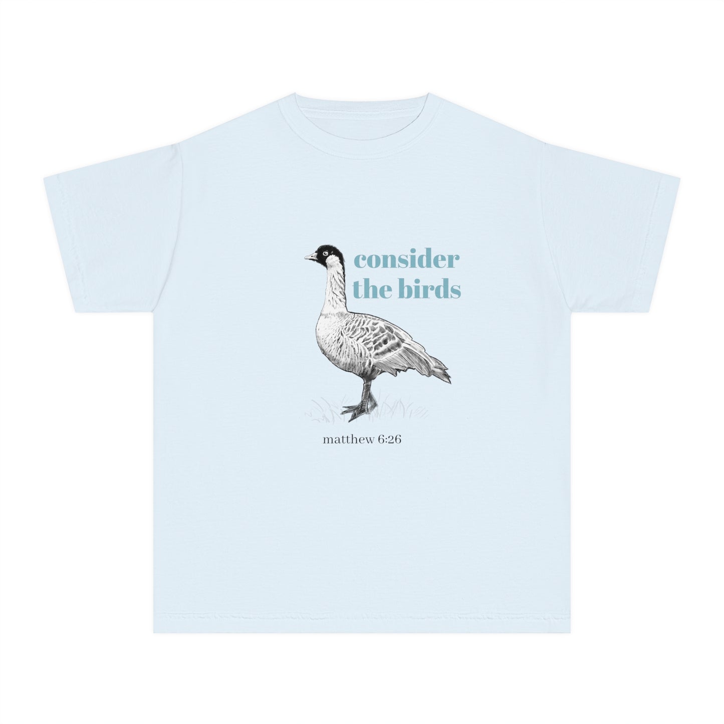 Youth Midweight Tee - 'Consider the Birds'