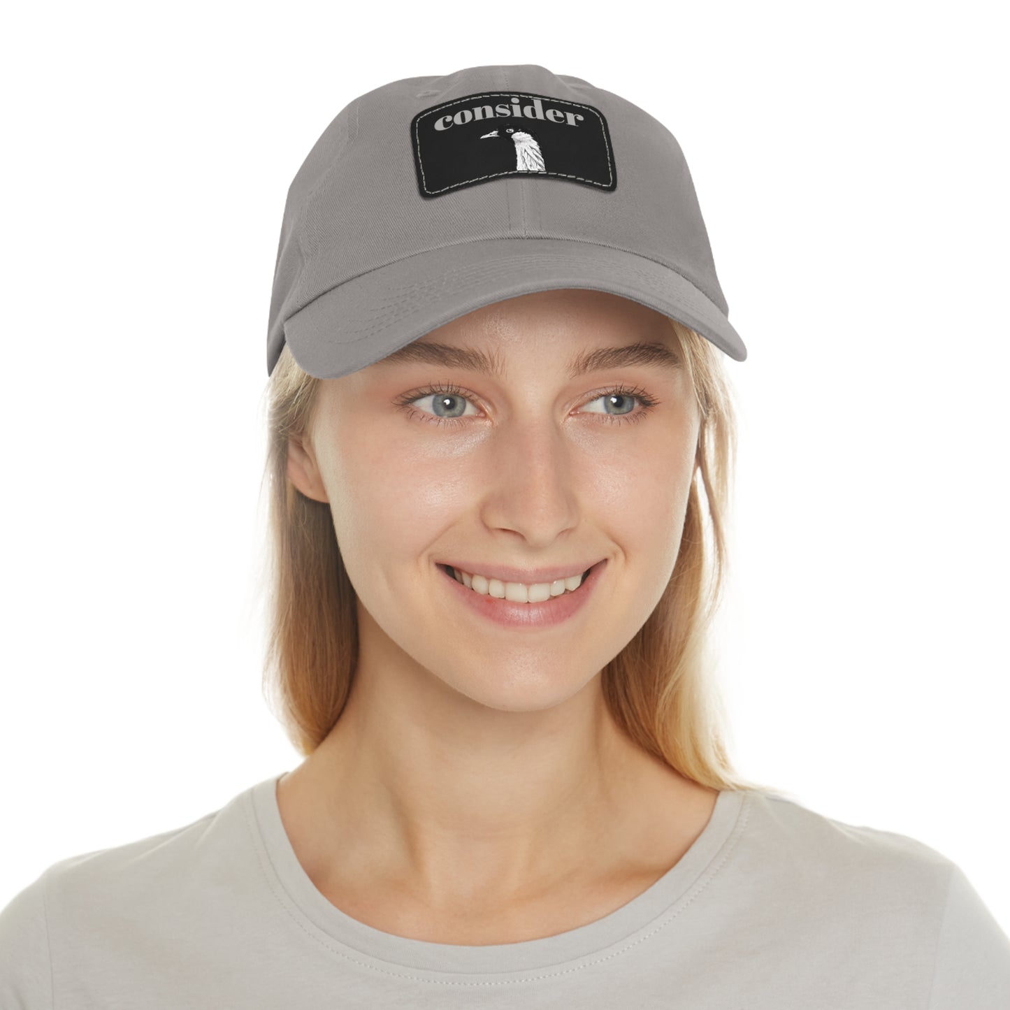 Consider the Birds Dad Hat with Leather Patch - Casual Stylish Cap for Nature Lovers