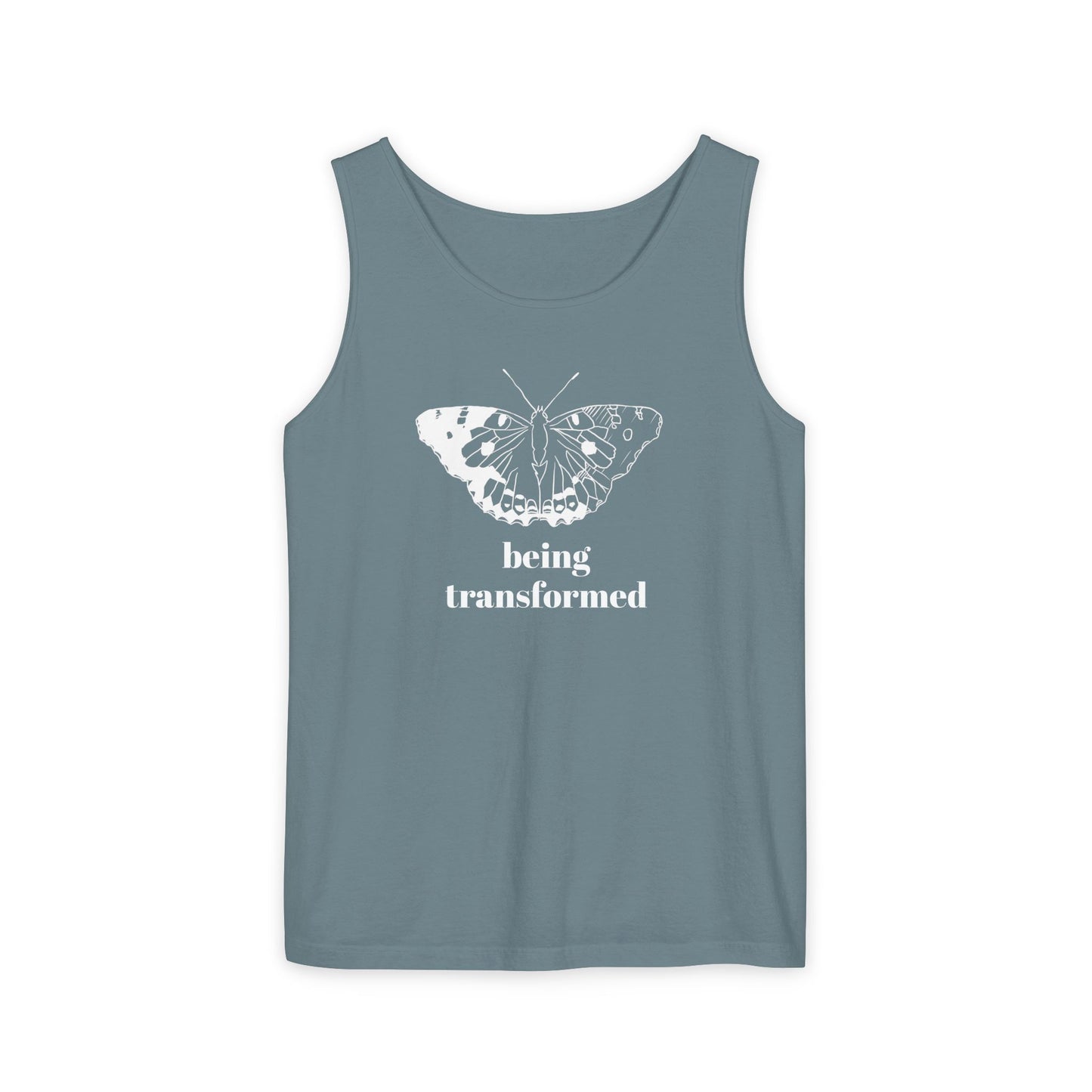 Being Transformed Butterfly Tank Top - Unisex Garment-Dyed