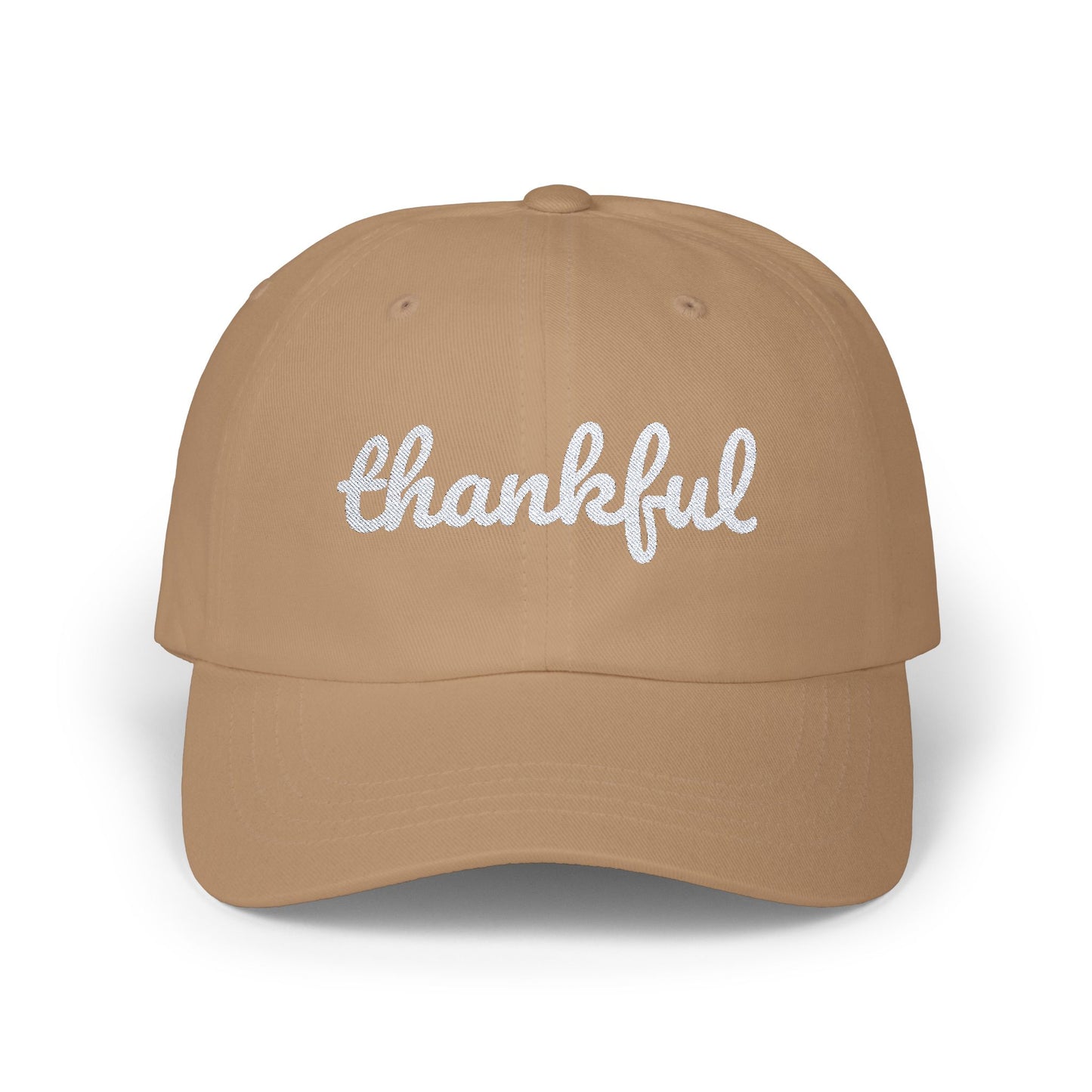 Thankful Classic Cap, Colossians 3:15 Casual Hat, Gratitude Unisex Gift, Relaxed Fit Summer Cap, Everyday Wear