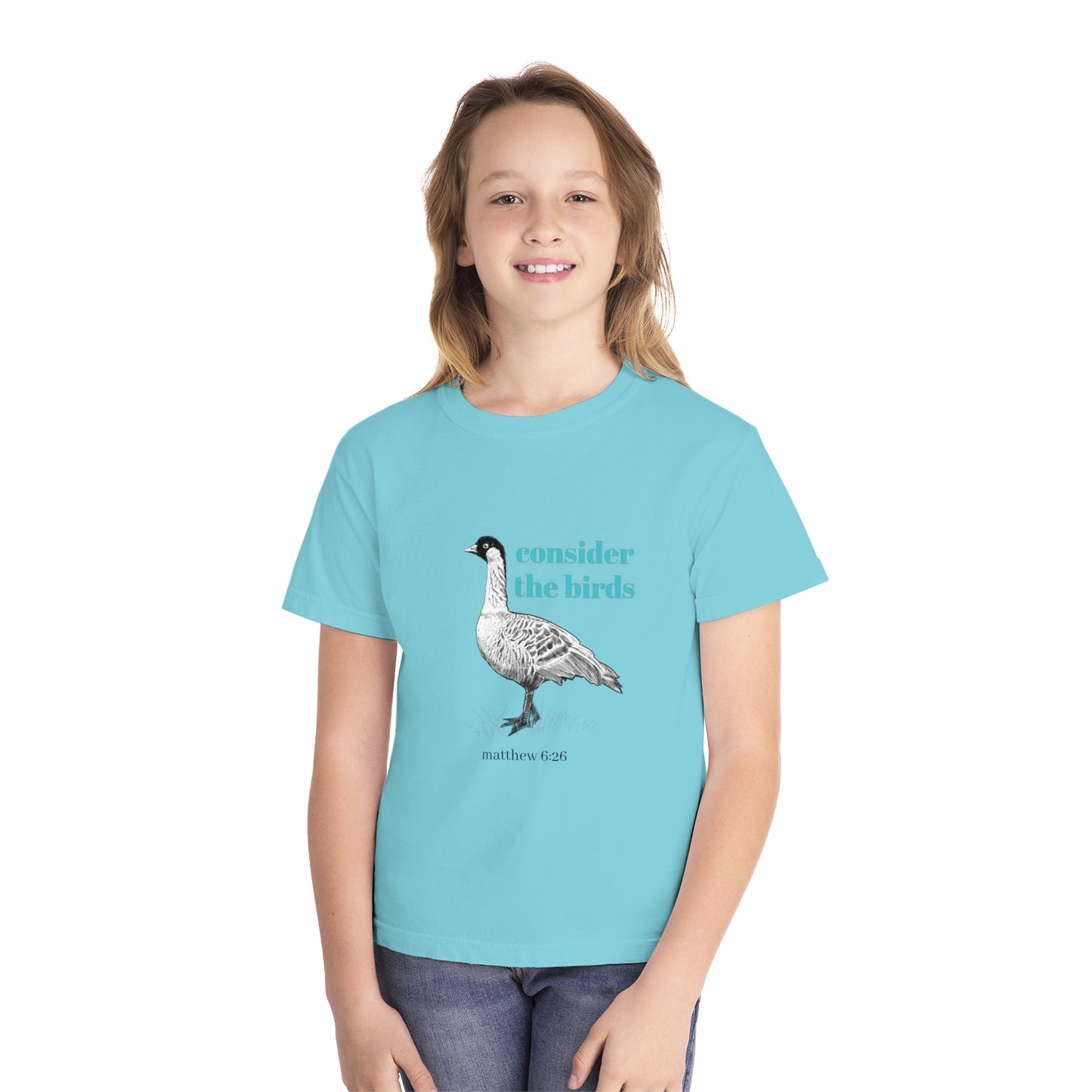 Youth Midweight Tee - 'Consider the Birds'