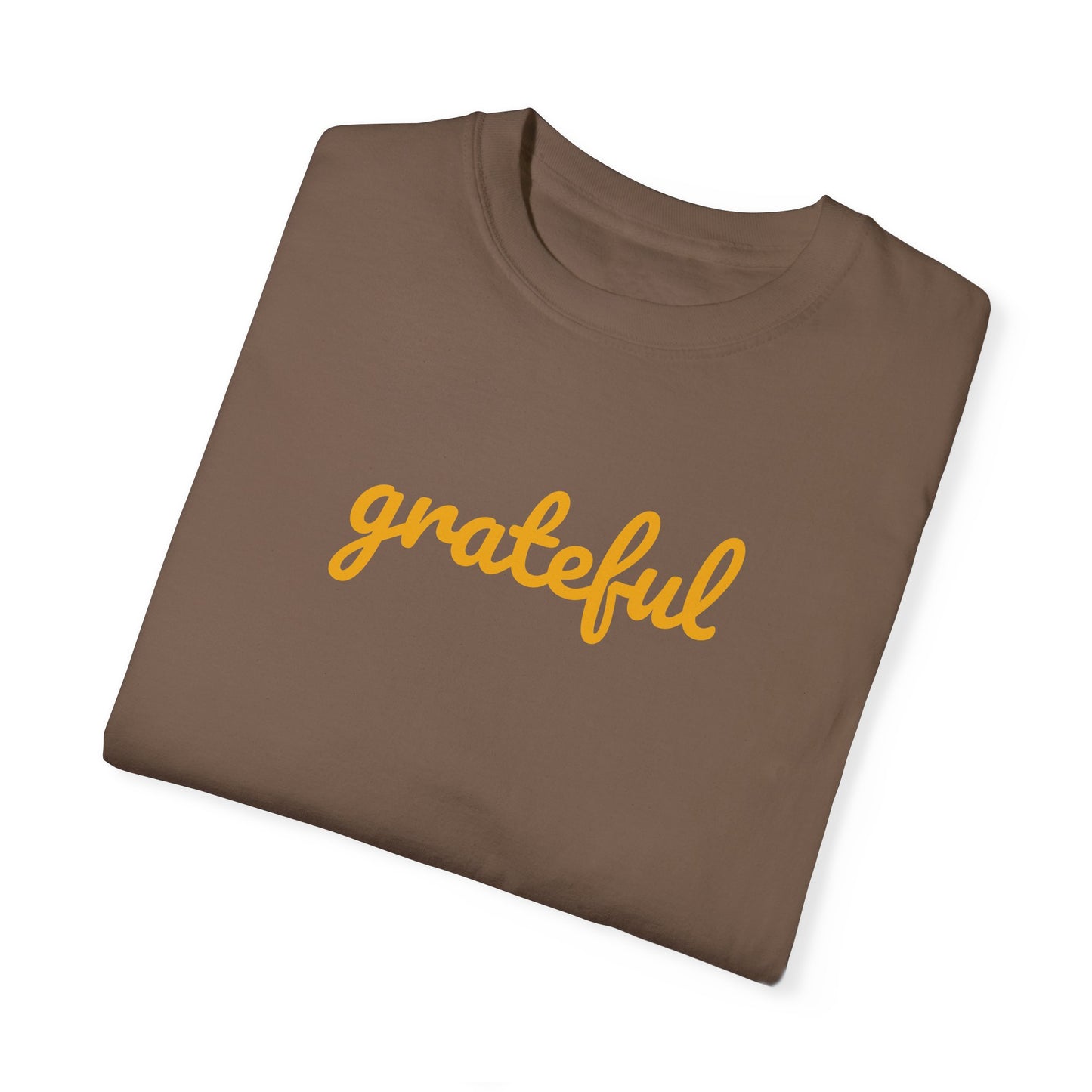 Grateful Comfort Colors 1717 Unisex T-shirt, Christian Bible Verse Tee, Inspirational Graphic Shirt, Religious Gift, Comfort
