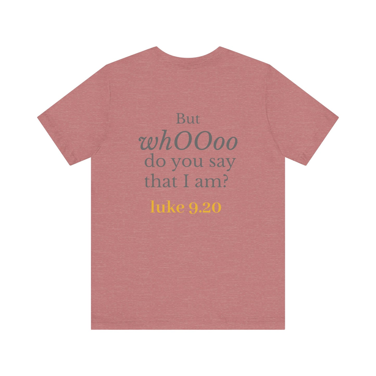 WhOOoo Do You Say That I Am - Owl T-shirt, Hawaiian Barn Owl Bird, Christian Faith Gift, Vintage Style Top, Religious Graphic Apparel