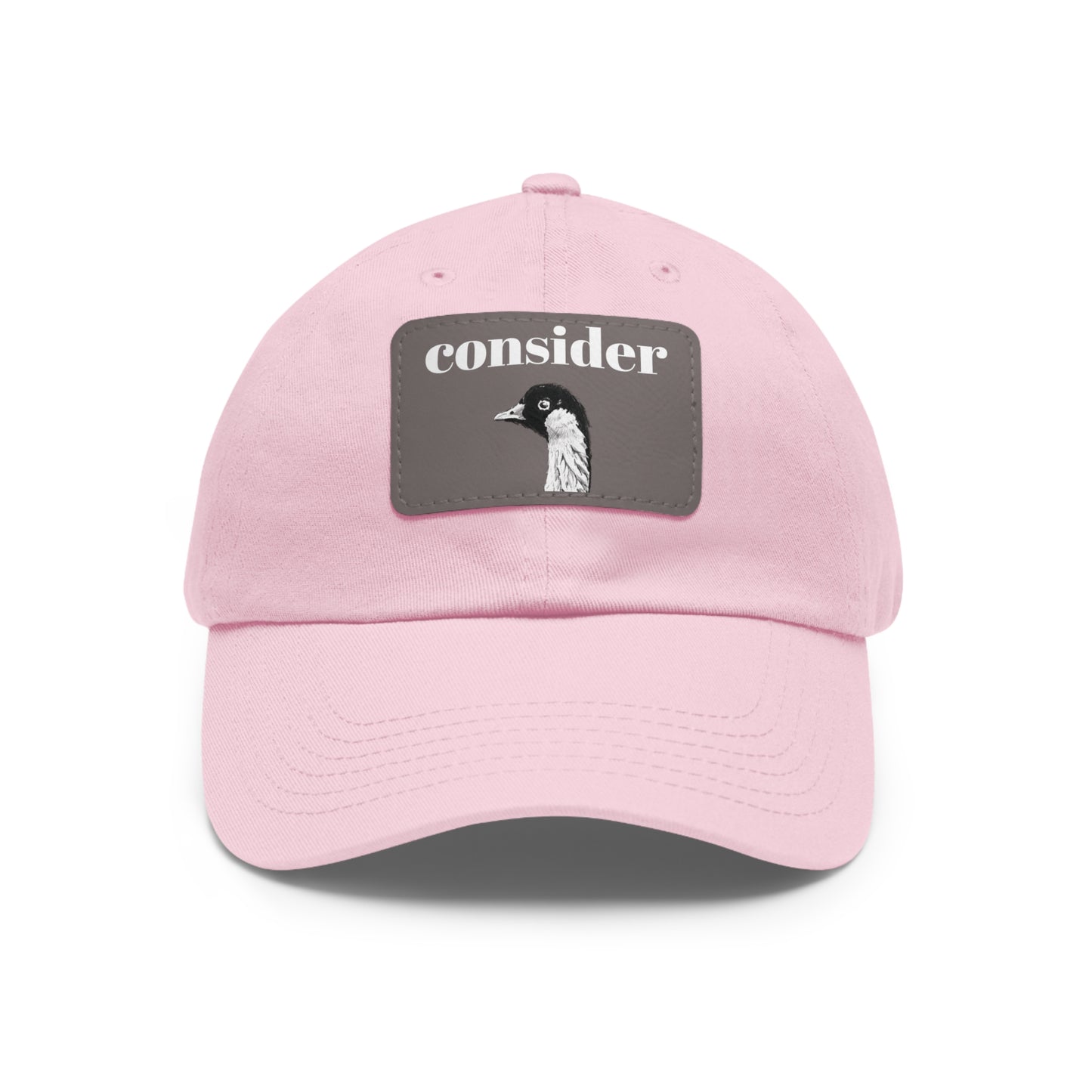 Consider the Birds Dad Hat with Leather Patch - Casual Stylish Cap for Nature Lovers