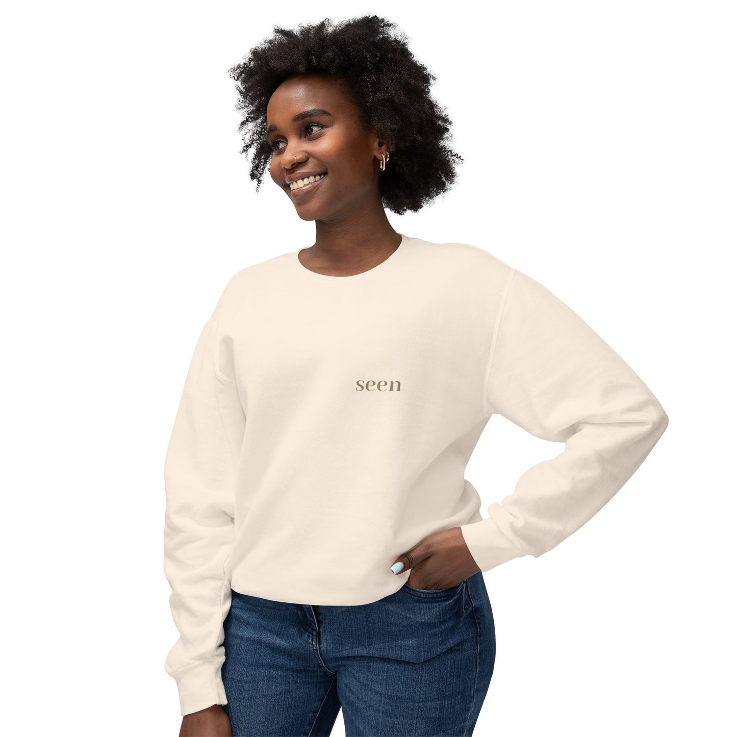 Seen, My Father Sees Me Sweatshirt