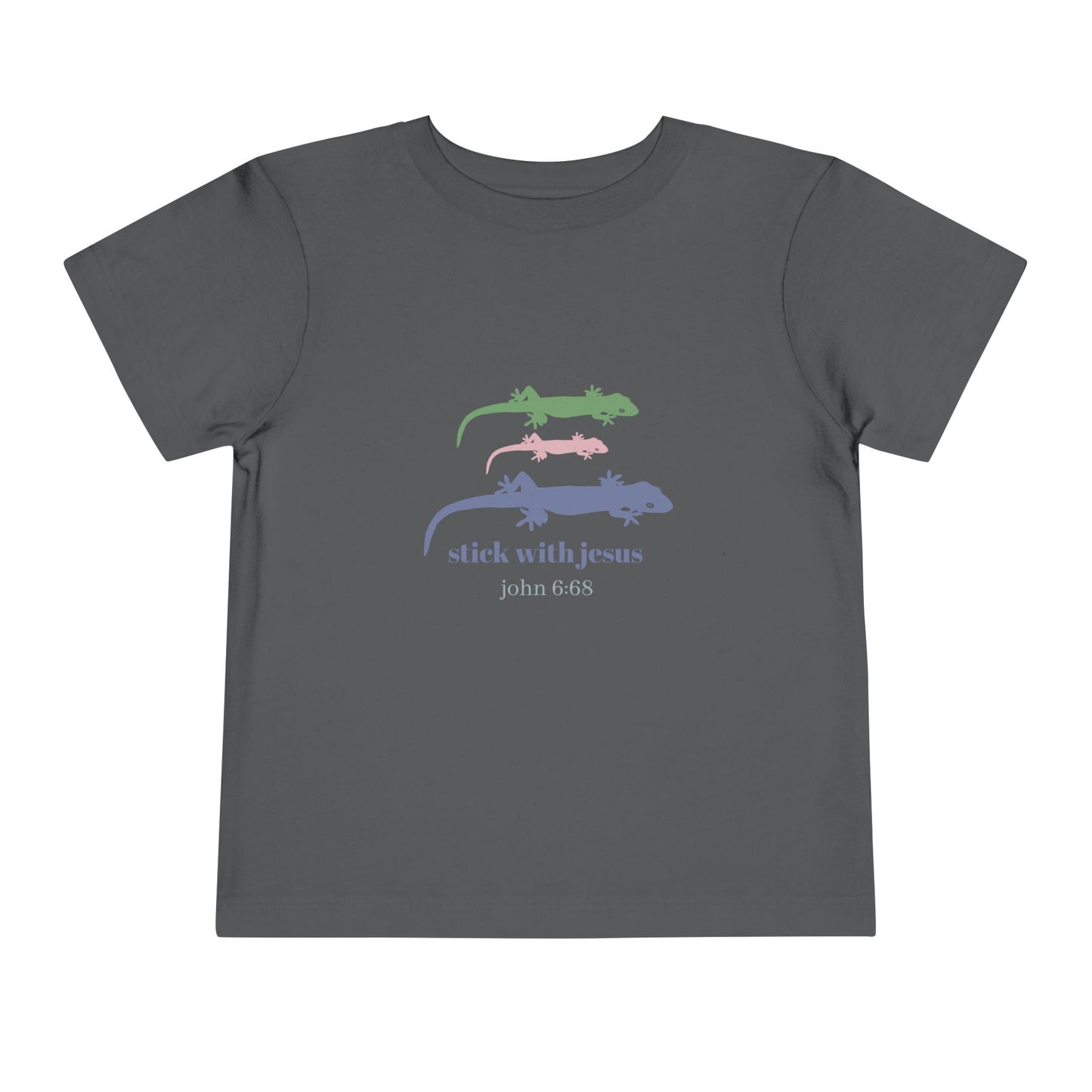 Toddler Gecko T-shirt Stick With Jesus