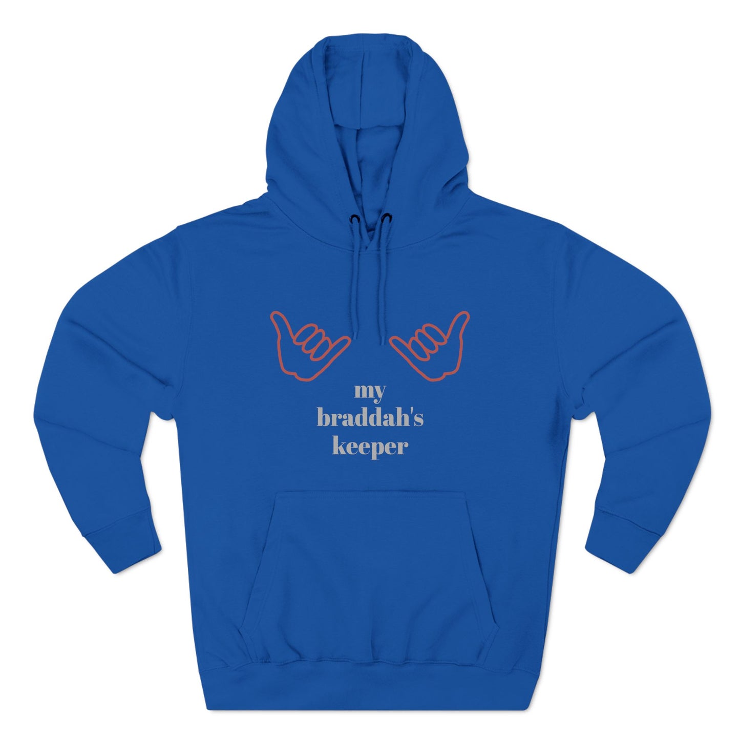 Braddah's Keeper Adjective Apparel Hoodie