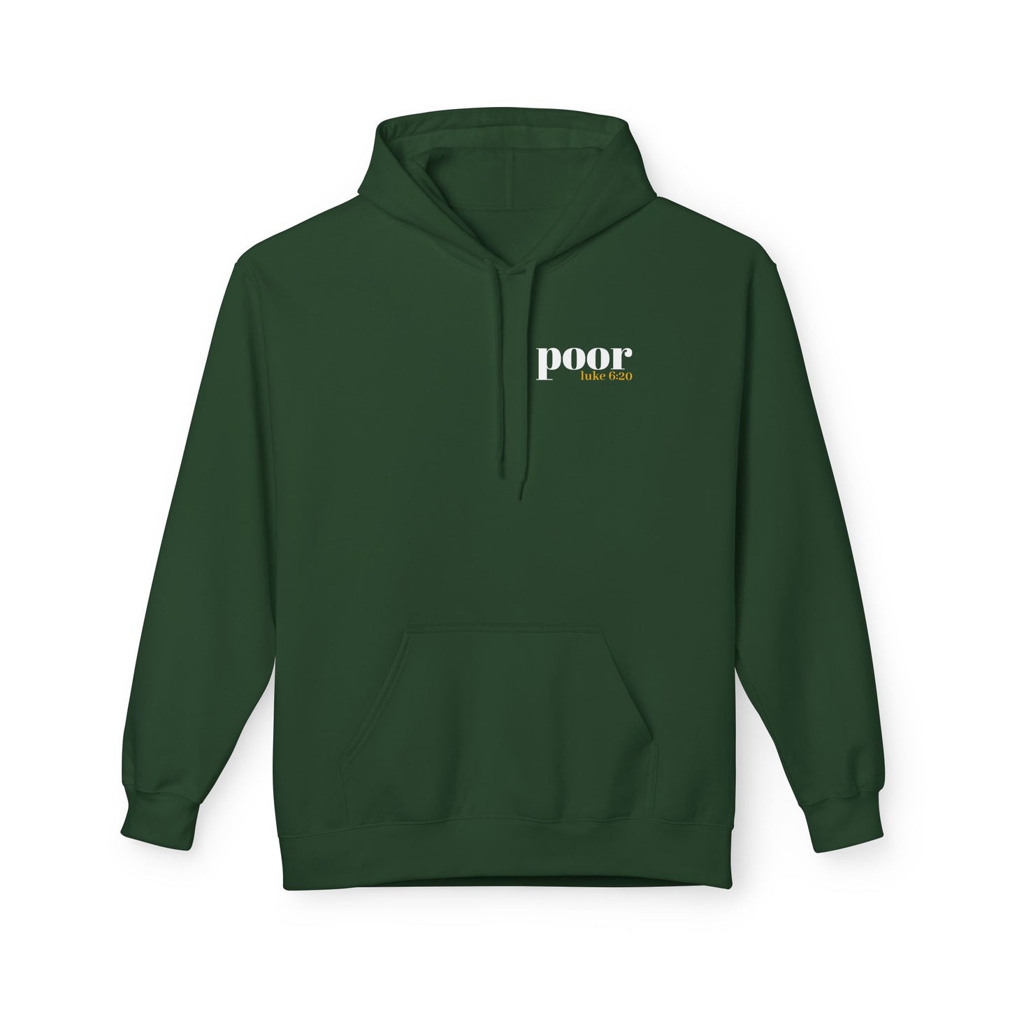 Poor Hoodie Jesus Sermon on the Mount Minimalist Unisex Hoodie, Religious Soft Fleece Sweatshirt, Christian Graphic Pullover, Religious