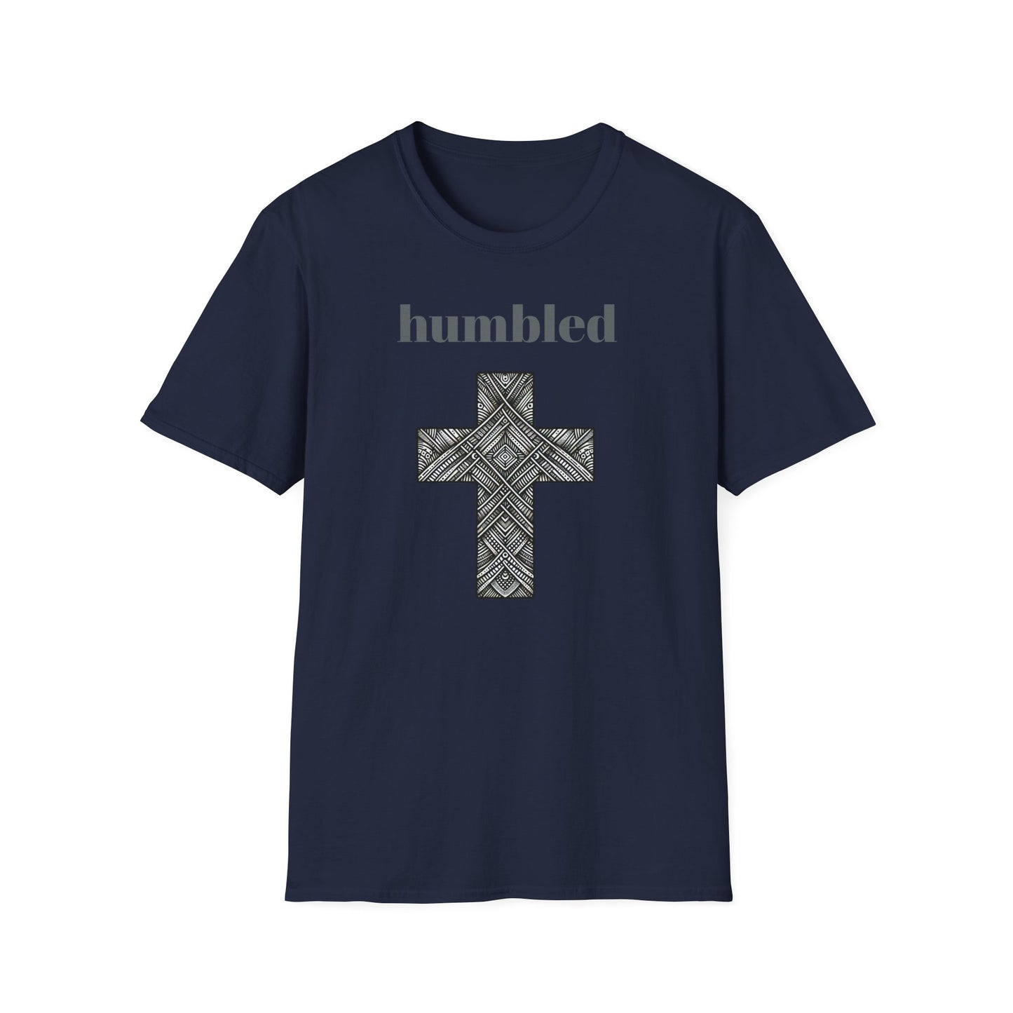 Humbled Cross Graphic Tee, Christian Gifts, Religious Apparel, Spiritual Fashion, Everyday Wear, Unisex Softstyle Shirt
