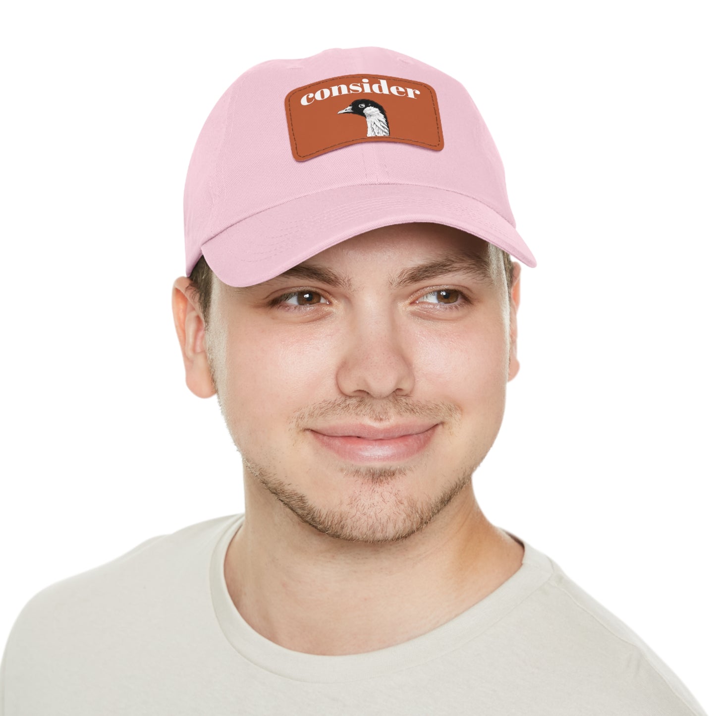 Consider the Birds Dad Hat with Leather Patch - Casual Stylish Cap for Nature Lovers