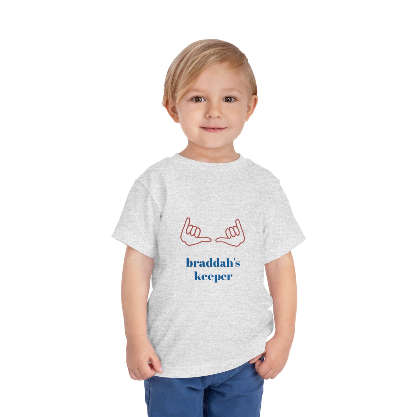 Toddler T-Shirt - Braddah's Keeper Shaka Ohana Hawaiian Shirt