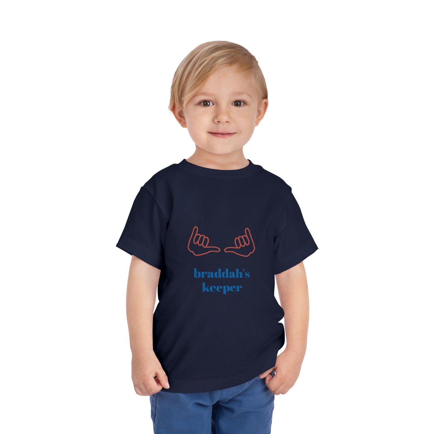 Toddler T-Shirt - Braddah's Keeper Shaka Ohana Hawaiian Shirt