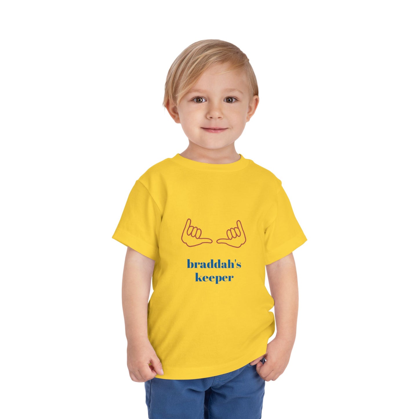 Toddler T-Shirt - Braddah's Keeper Shaka Ohana Hawaiian Shirt