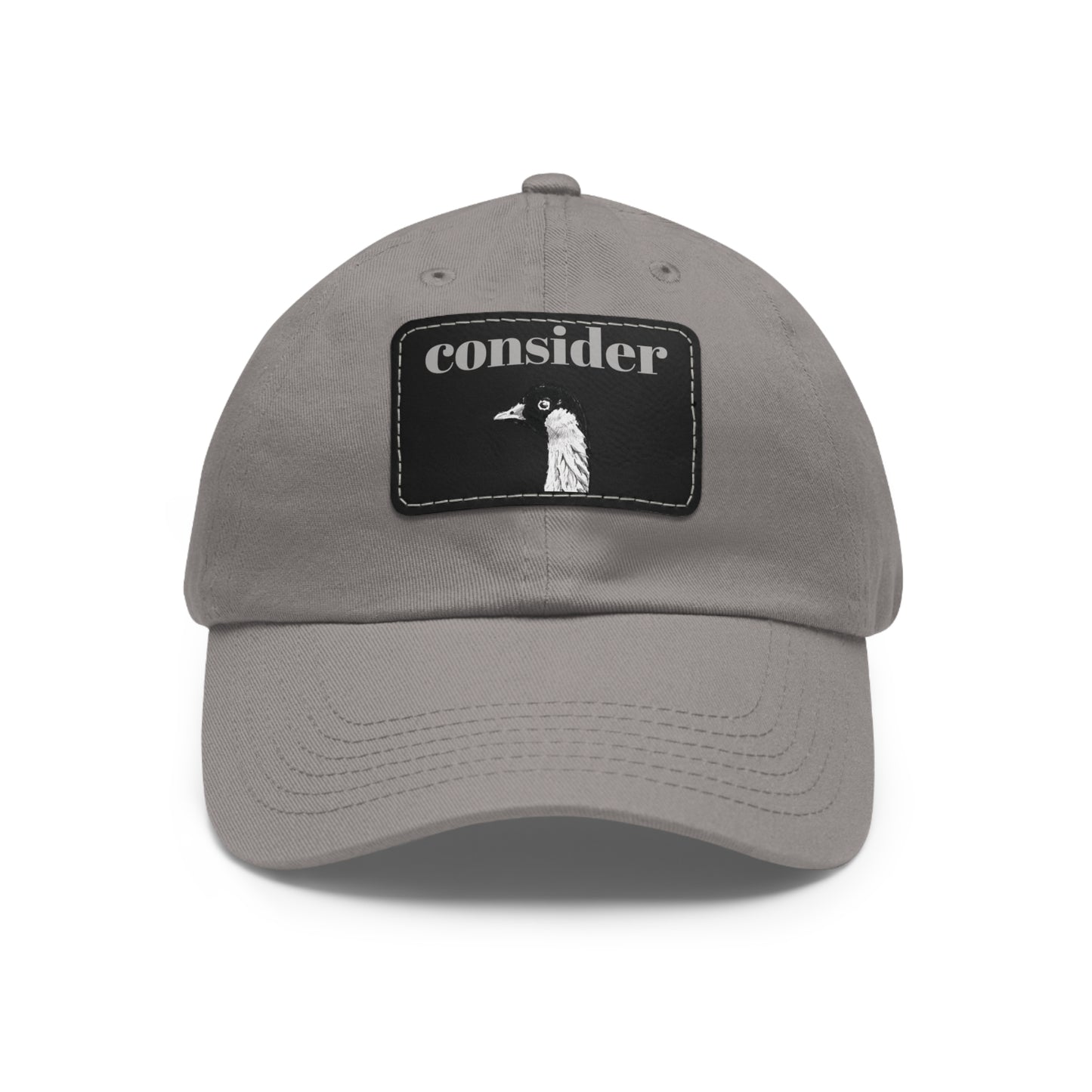 Consider the Birds Dad Hat with Leather Patch - Casual Stylish Cap for Nature Lovers